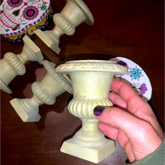 NWT’s Lancaster Market Set of 4 Candle🕯Holder’s &/Or Set of 4 Mini Planter’s🪴 - Picture 15 of 16